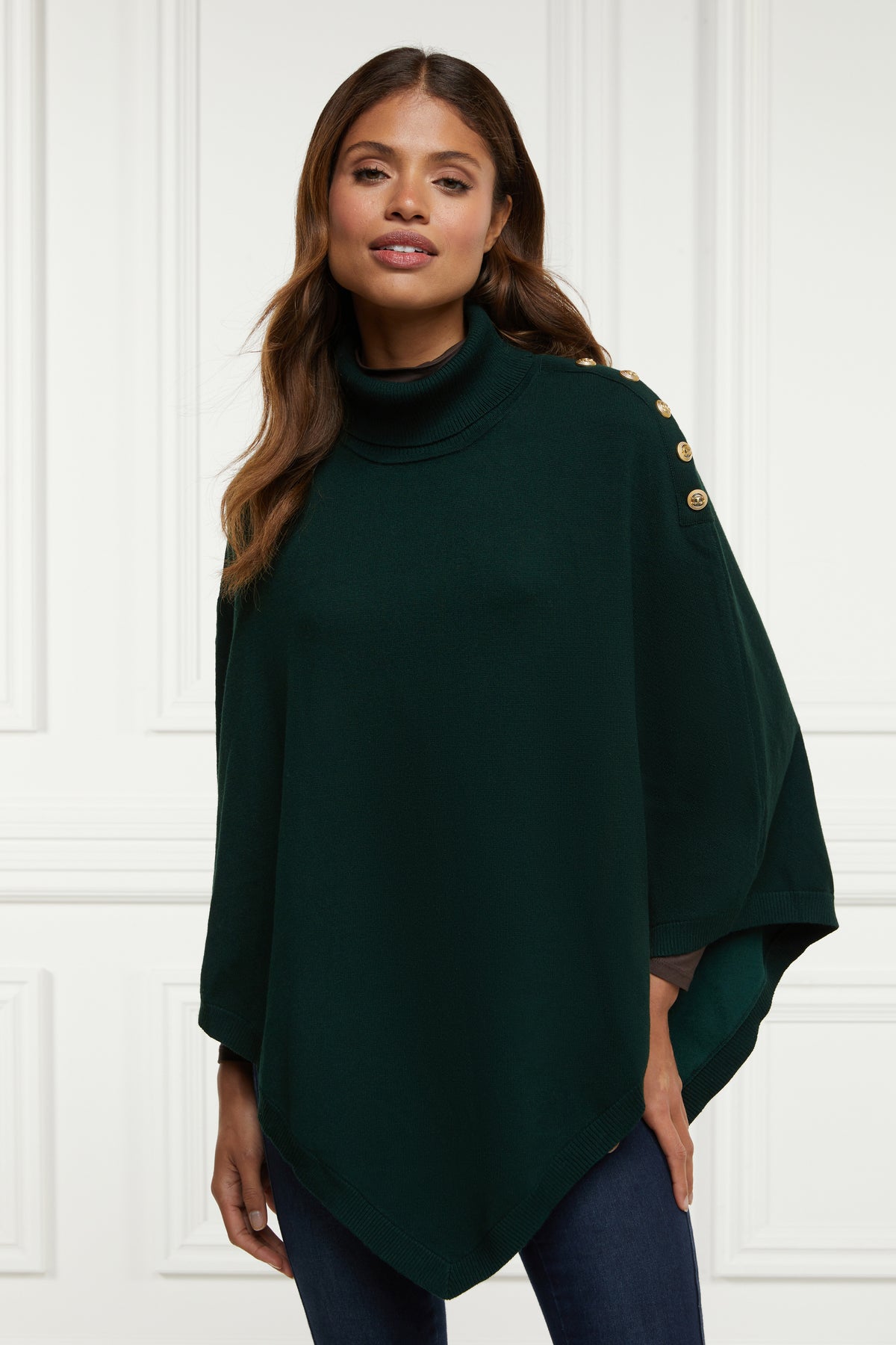 Holland Cooper Roll Neck Cape