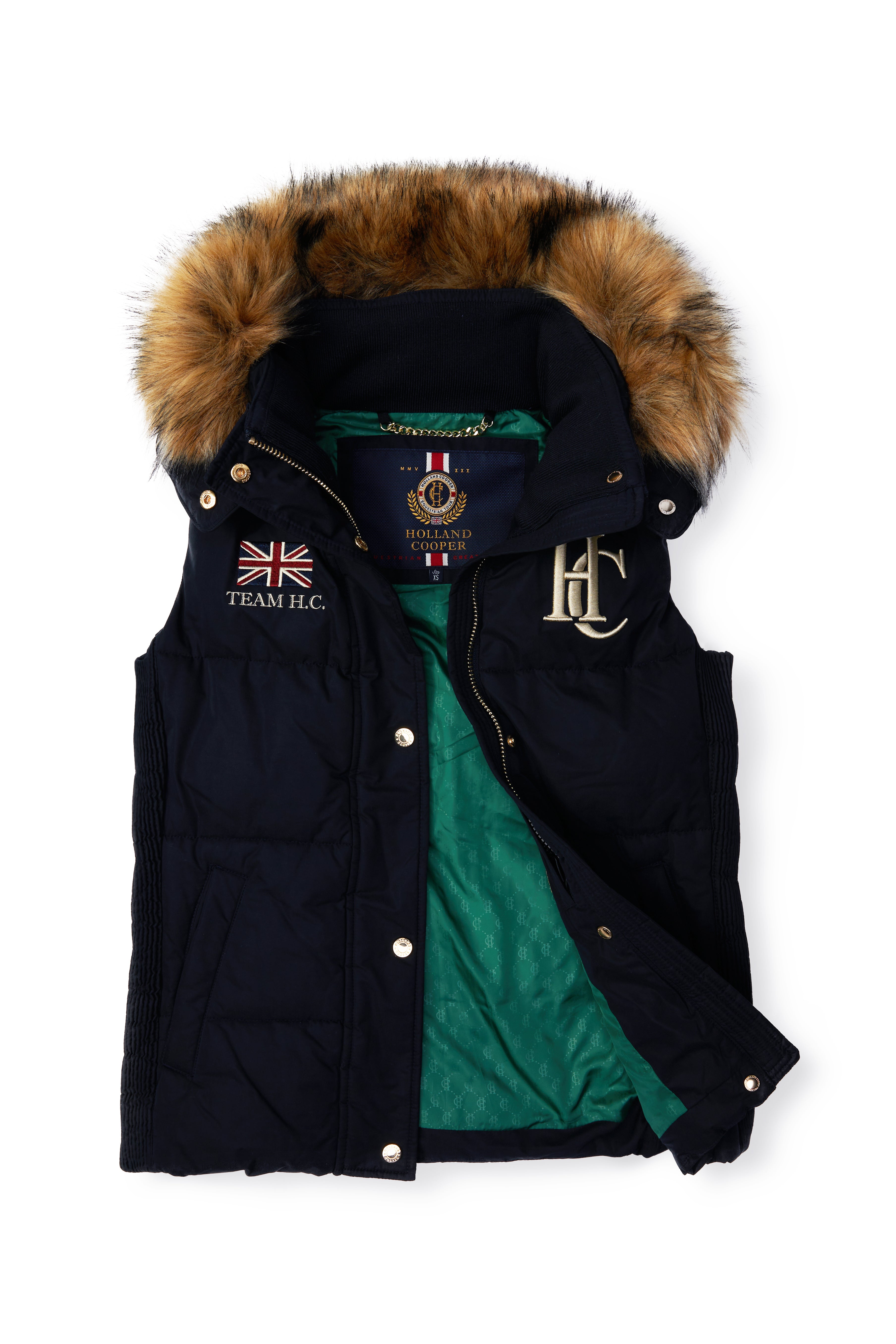 Holland Cooper Team Hooded Gilet