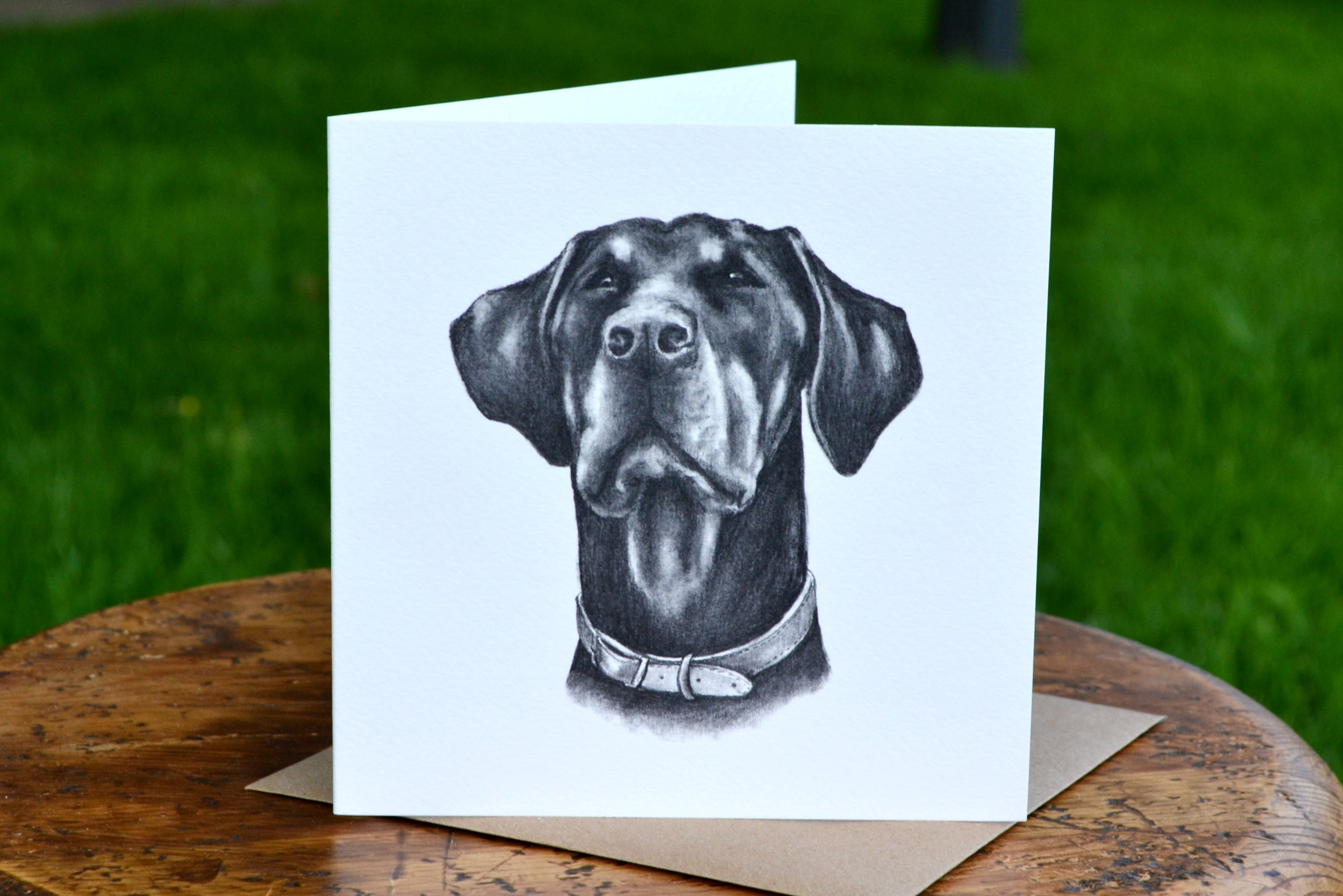 Molly Doodle Dandy Doberman Greeting Card