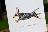 Molly Doodle Dandy Happy Birthday! Greeting Card