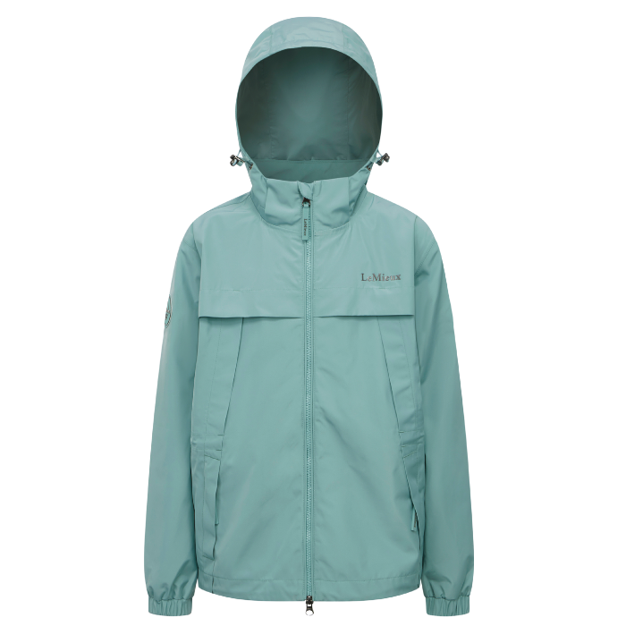 LeMieux Young Rider Dolcie Waterproof Jacket in aqua