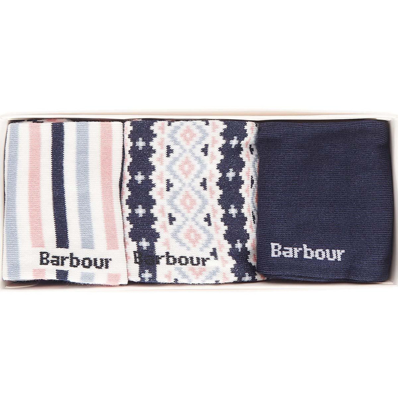 Barbour Ladies Claudia Fairisle Sock Gift Set