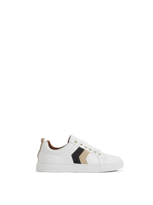 Fairfax & Favor Ladies Neutral Tri Colour Alexandra Trainer