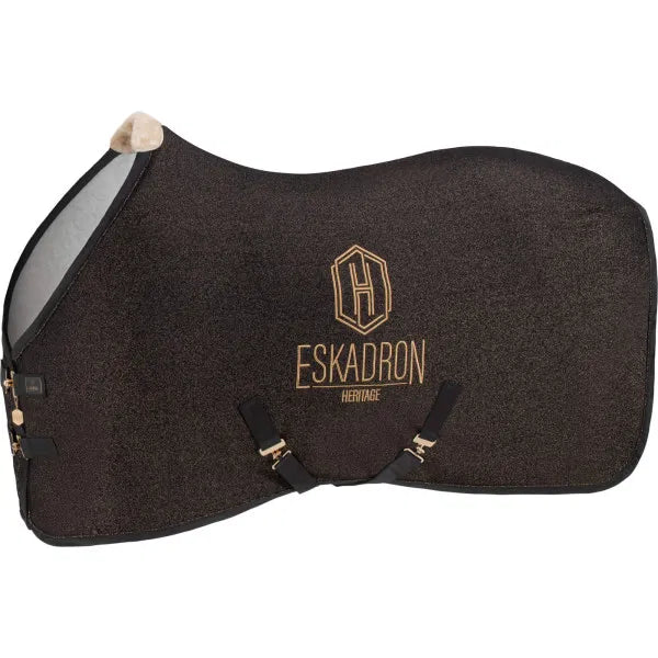 Eskadron Heritage Jersey Sparkle Sweat Rug in Black