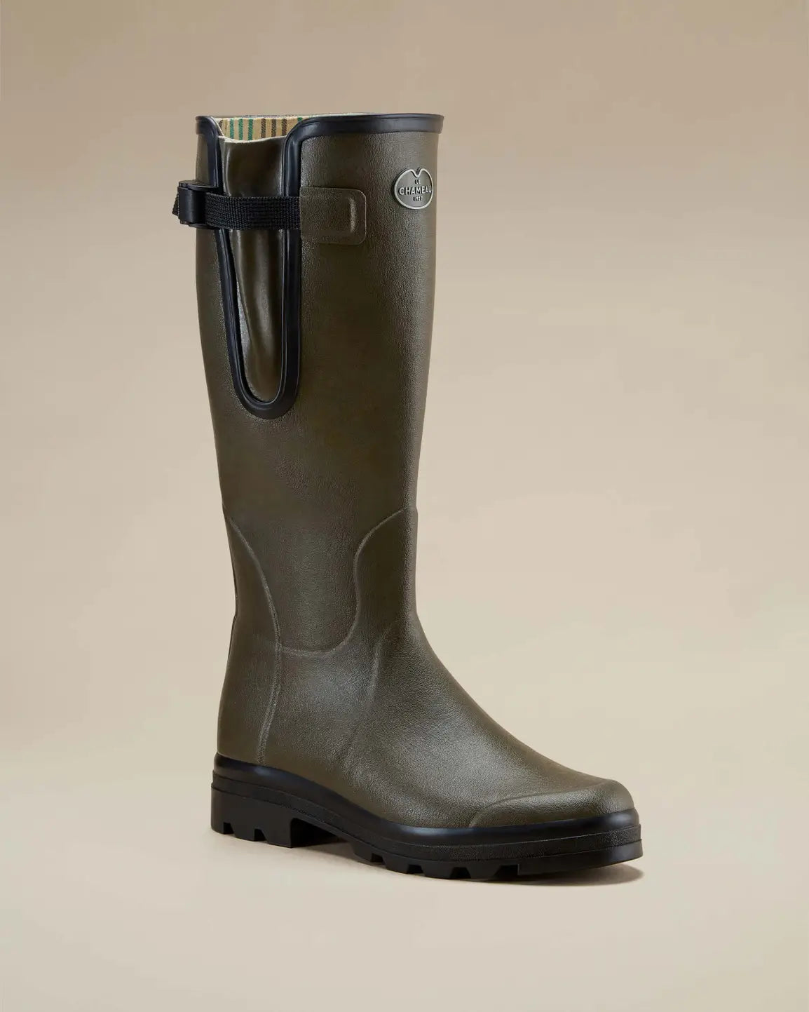 Le Chameau Mens Vierzon Jersey Lined Wellingtons