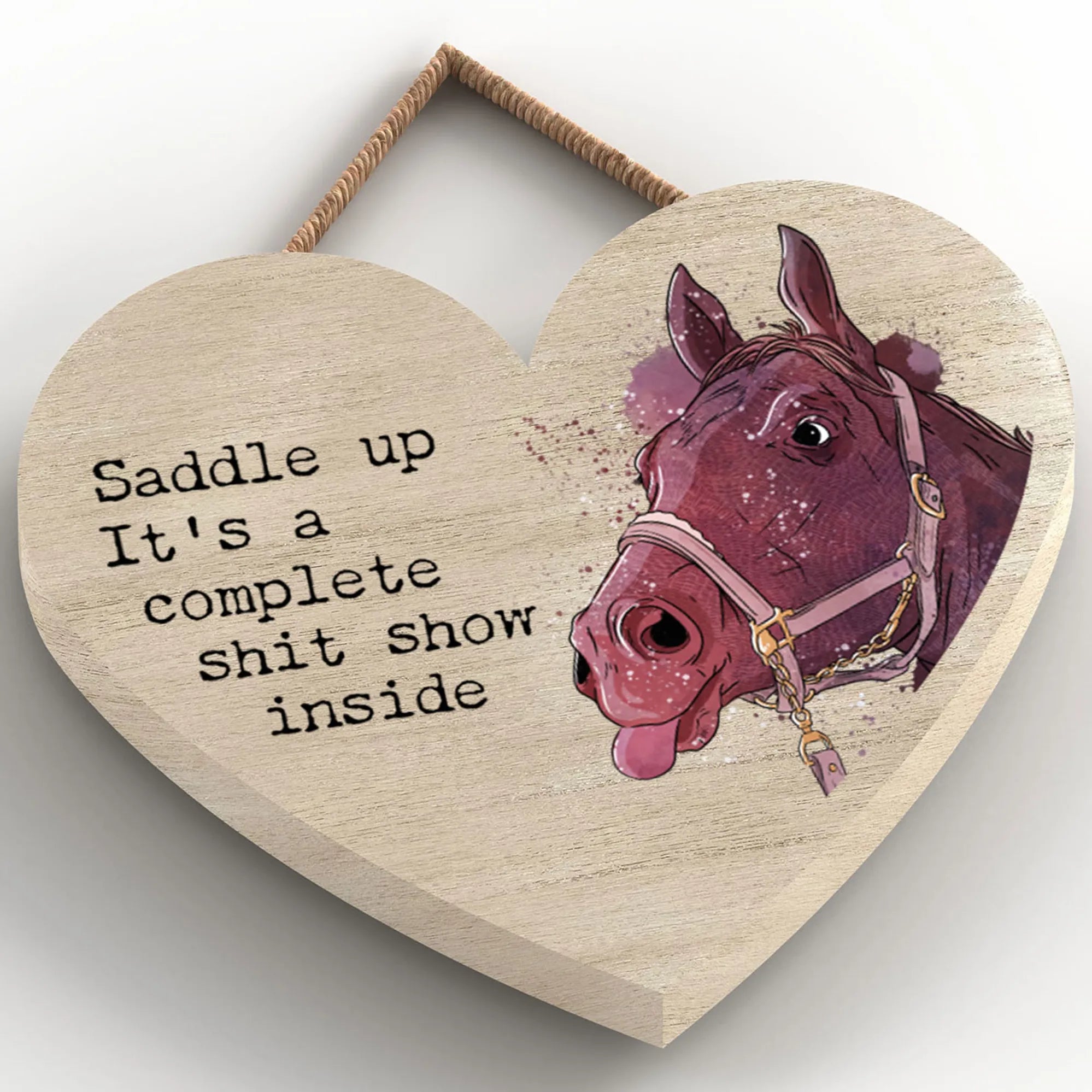 Vivid Squid Small Heart Plaque