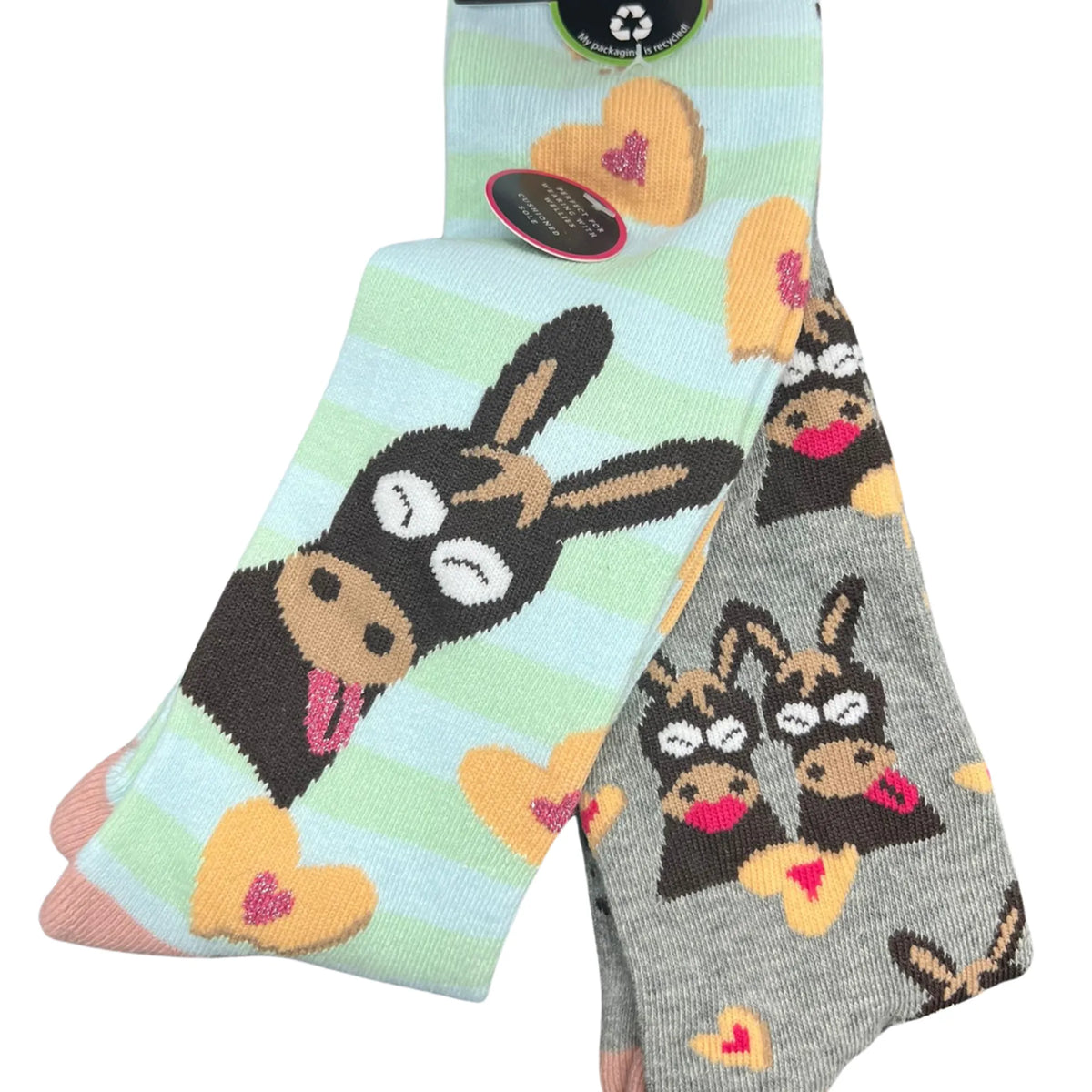 Wild Feet Junior 2 Pack Knee High Socks