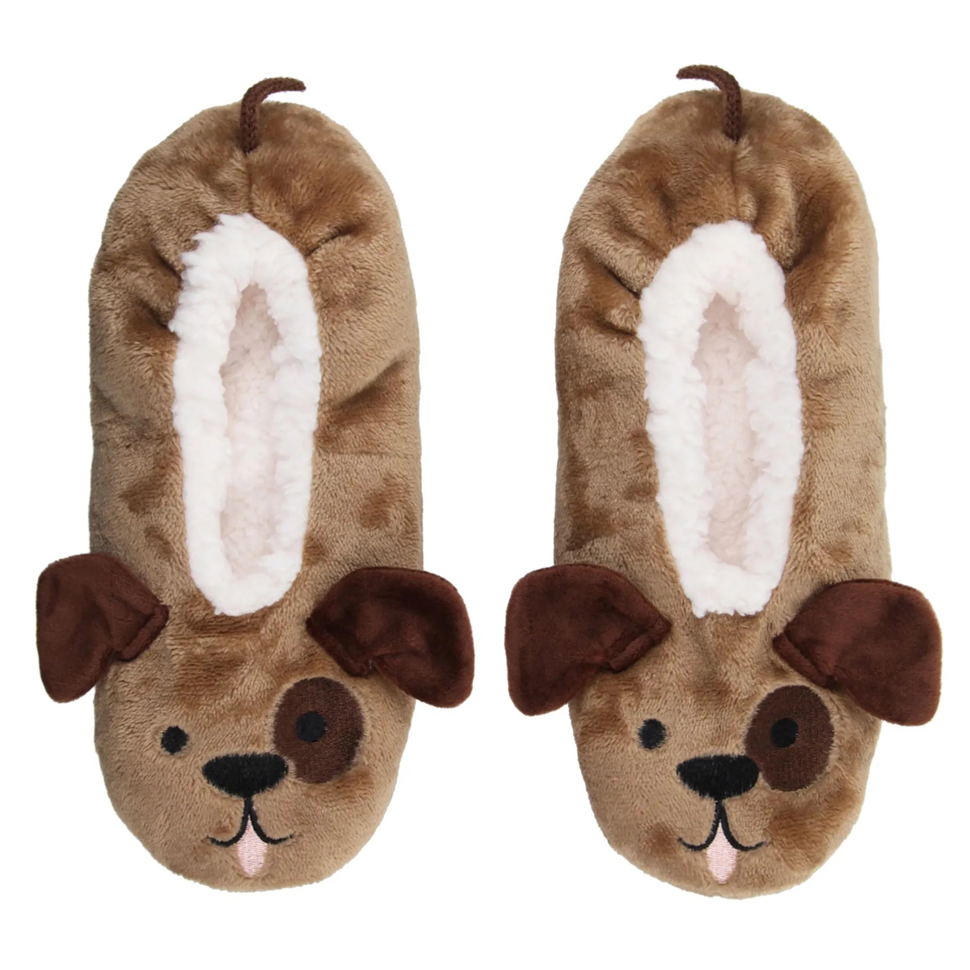 Wild Feet Adults Fluffy Footsie Slippers